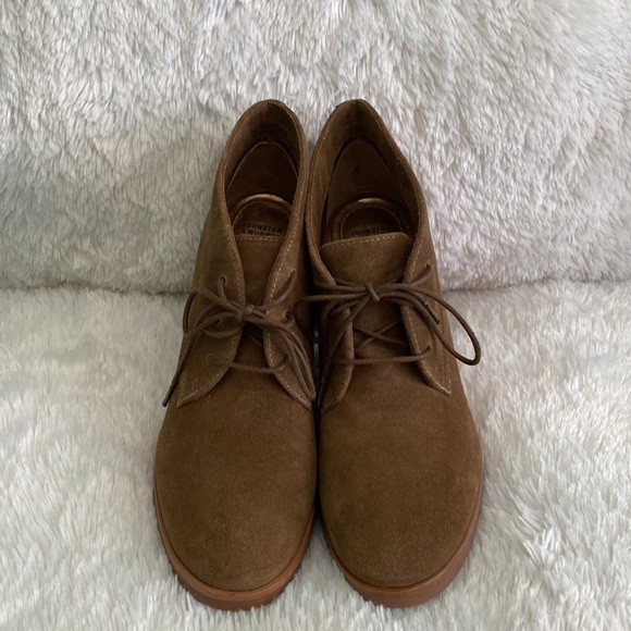 Johnston and Murphy, Alayna style lace up heeled booties size 9 - Picture 3 of 11